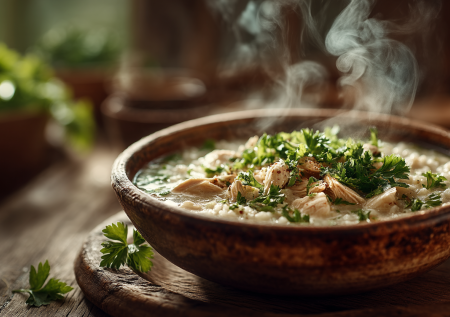 Добавил овсяные хлопья в куриный суп: теперь это наш семейный мастхэв. Бульон становится бархатистым с этим трюком