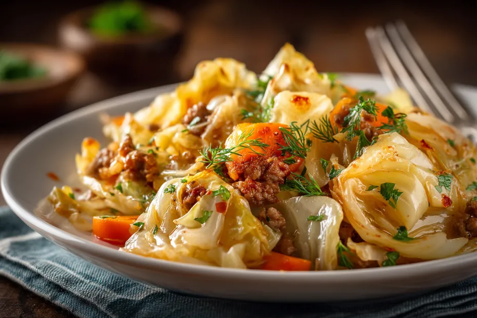 Капуста без мяса за 30 минут