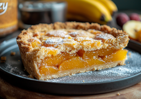 Никаких чизкейков до Пасхи не надо: этот постный пирог с фруктами вкуснее любых пирожных  — нежный, сочный, с хрустящей посыпкой