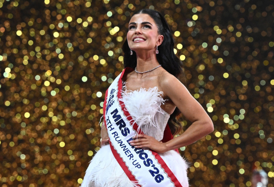 Александра Хватова (Россия), занявшая третье место в номинации «Миссис Брикс» в финале Международного конкурса красоты стран БРИКС в Казани, 7 марта 2026 года