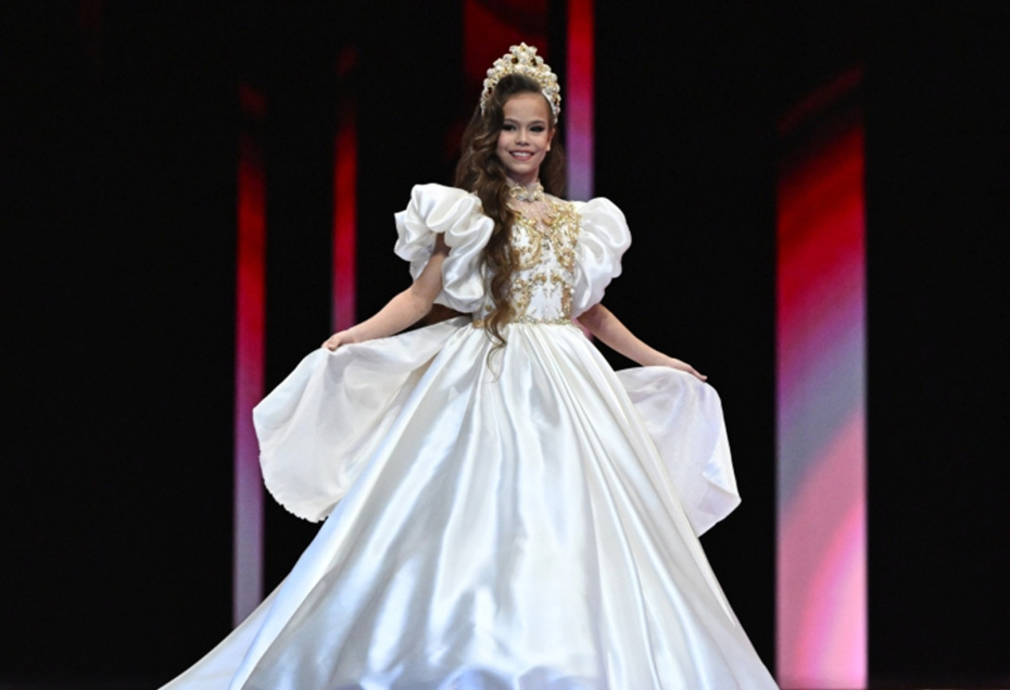 Милана Киселева (Россия) на торжественной церемонии закрытия Международного конкурса красоты стран БРИКС в Казани, 7 марта 2026 года