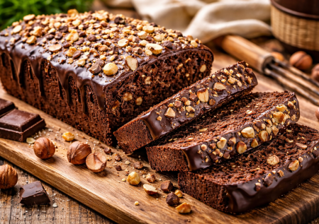 Шоколадно-ореховый кекс — мягкий, ароматный и очень насыщенный. Вкусное тесто на масле и кефире