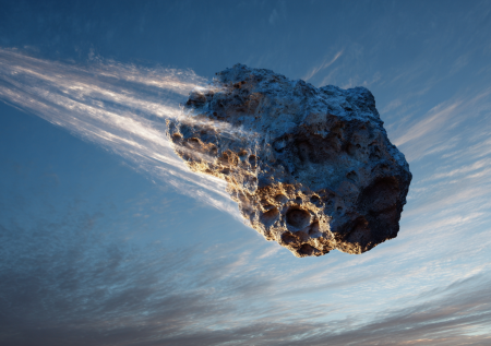 В Германии сняли момент падения метеорита, пробившего крыши жилых домов