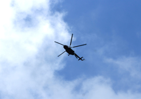 Вертолет эвакуировал сбитого машиной ребенка в Ленобласти