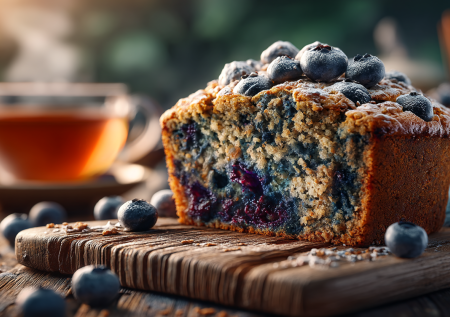 Этот ягодный кекс — мой ответ на тягу к сладкому в пост. Цельнозерновая мука, хруст отрубей и фонтан сочных ягод