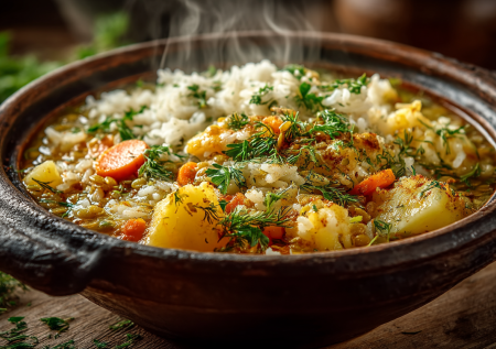 Это рагу с чечевицей — топ-ужин во время поста! Не блюдо, а теплые кулинарные объятия