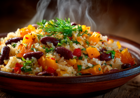 Открываю банку фасоли и варю рис до полуготовности: так я готовлю плов, который удивляет даже знатоков восточной кухни