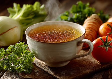 Этот овощной бульон с сельдереем — моя кулинарная палочка-выручалочка. Ароматная основа для супов и соусов