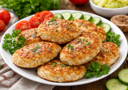 Для этих котлет беру бедра, майонез и манку — простой рецепт, а котлетки получаются самые нежные