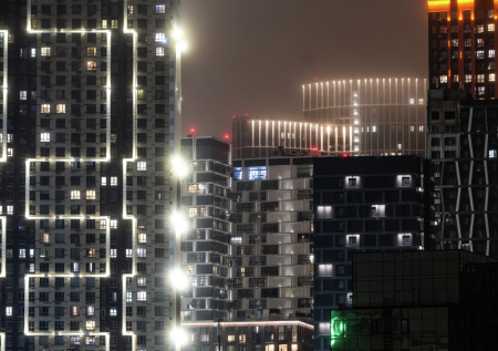 Архитектурная подсветка появилась у свыше 100 объектов в Москве в 2025 году