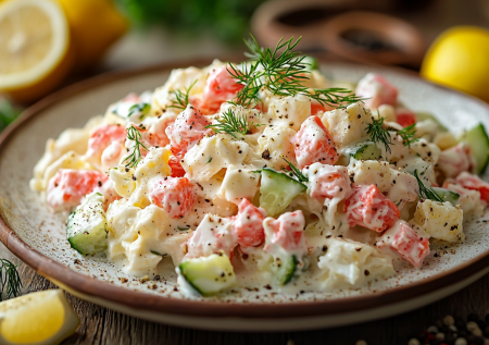 Когда хочется чего-то легкого на ужин, готовлю салат «Весенний» с крабовыми палочками: нужно только яйца сварить