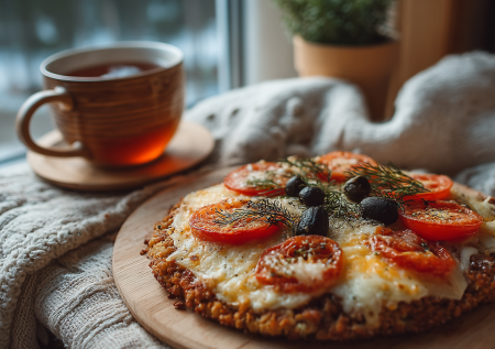 Никаких брокколи и цветной капусты: на диете вместо ужина готовлю пиццу на курином фарше