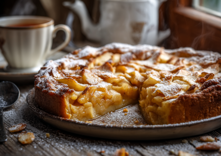 Постный яблочный пирог: без сливочного масла и яиц