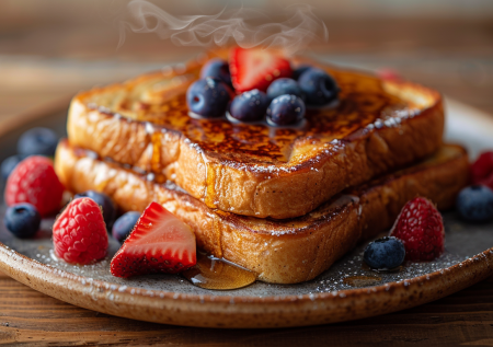 Идеальные постные гренки на растительном молоке