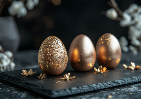 На Пасху делаю яйца в технике «драгоценные камни»: блестят, сияют и собирают все комплименты