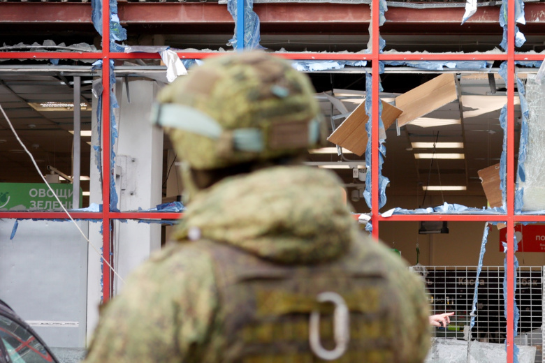 Последствия обстрела со стороны ВСУ