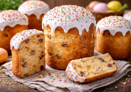 Беспроигрышный рецепт кулича — тесто на масле и молоке, пушистый и простой. Отлично поднимается