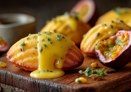 Эти мадленки — билет в Париж, не выходя с кухни. Нежное печенье-ракушка с тропической кислинкой