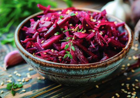 Салат «Румяная Марфа» — простой рецепт из свеклы, который удивляет вкусом и ароматом