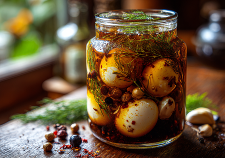 Эталон быстрой закуски: маринованные яйца по-чешски — быстро и вкусно