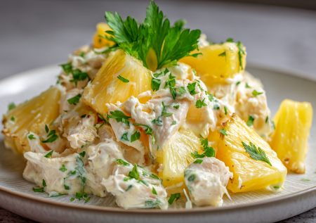 Салат с курицей и ананасом — тот самый, который просят повторить все гости
