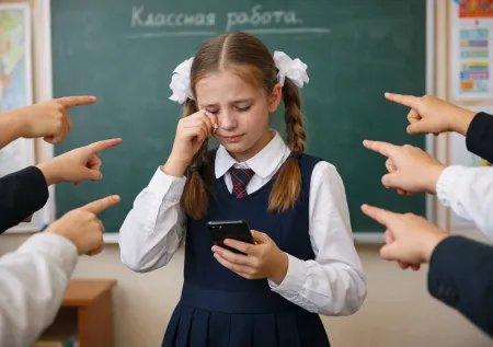 «Будет изгоем»: пятикласснице устроили травлю в школе из-за дикпика