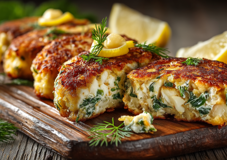 Эти котлеты из сома — секрет идеального рыбного блюда. Нежнейший фарш со сливочным маслом в хрустящей панировке тает во рту