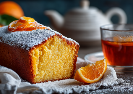 Смешиваю муку с апельсиновым соком, когда нужно быстро приготовить что-то к чаю: пирог-выручайка