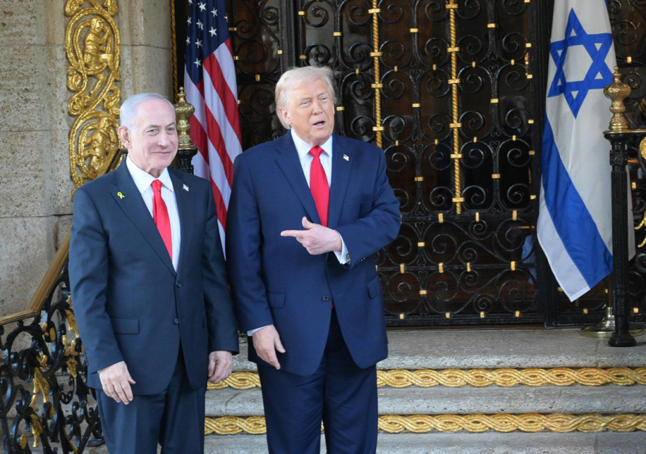 Биньямин Нетаньяху и Дональд Трамп