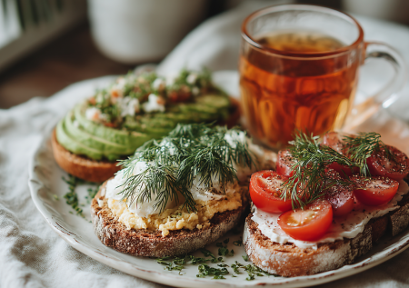 Три варианта, с чем сделать бутерброды на завтрак в Великий пост: на замену кашам