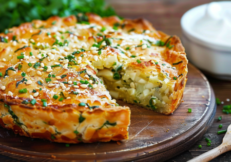 Заливной пирог с капустой на майонезе — сочнее, чем с мясом, и готовится в два раза быстрее классики