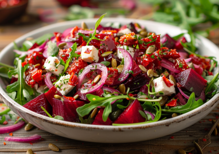 Козий сыр и вяленые томаты: винегрет, который ломает стереотипы