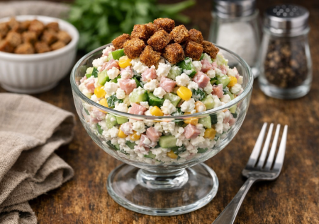 Диетический, но сытный: этот салат сметают первым, особенно мужчины