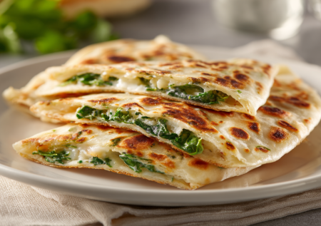 Хачапури больше не делаю. Сыр, зелень и лаваш — вот и всё, что нужно для этих конвертиков: хоть на завтрак, хоть на ужин