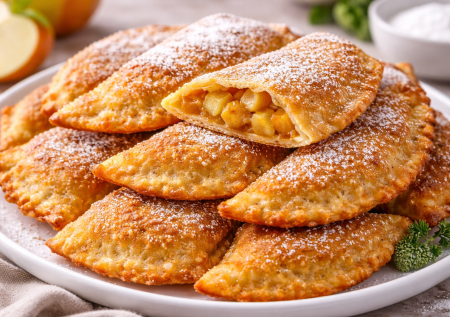 Беру кефир, яйцо и яблоко — готовлю сладкие «чебуреки». Вкусный старый рецепт 70-х