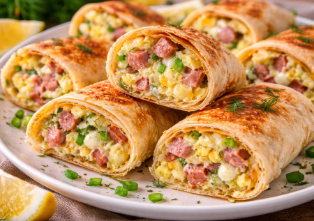 Колбасу надо взять копченую, а яйца сварить: вкусные свёртки из лаваша — такая начинка вам точно понравится