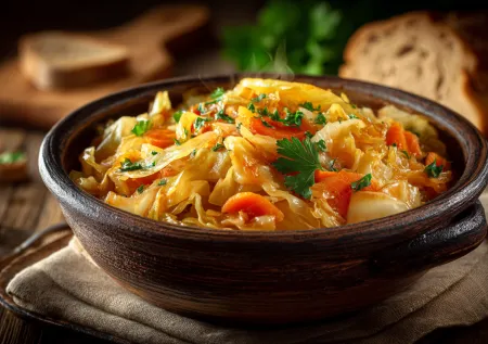 Тушеная капуста на роме: эксперимент, который покорит ваше сердце