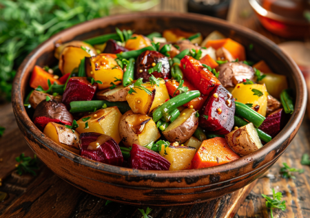 Как превратить обычный винегрет в шедевр: добавляем белые грибы