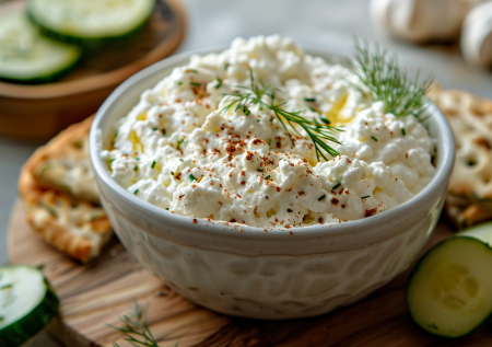 Быстрая закуска к чаю или супу: творожная паста с пикантным вкусом