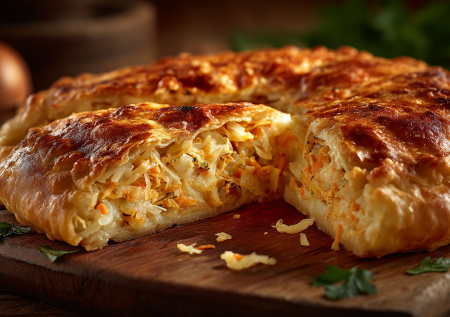 Этот постный осетинский пирог — вкуснее традиционного. Ароматная начинка в нежнейшем тесте покорит всех