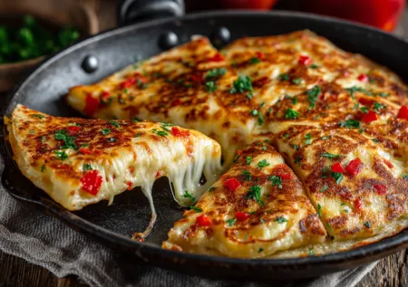 Ленивая пицца на сковороде из лаваша: сытый завтрак, который готовится быстрее яичницы