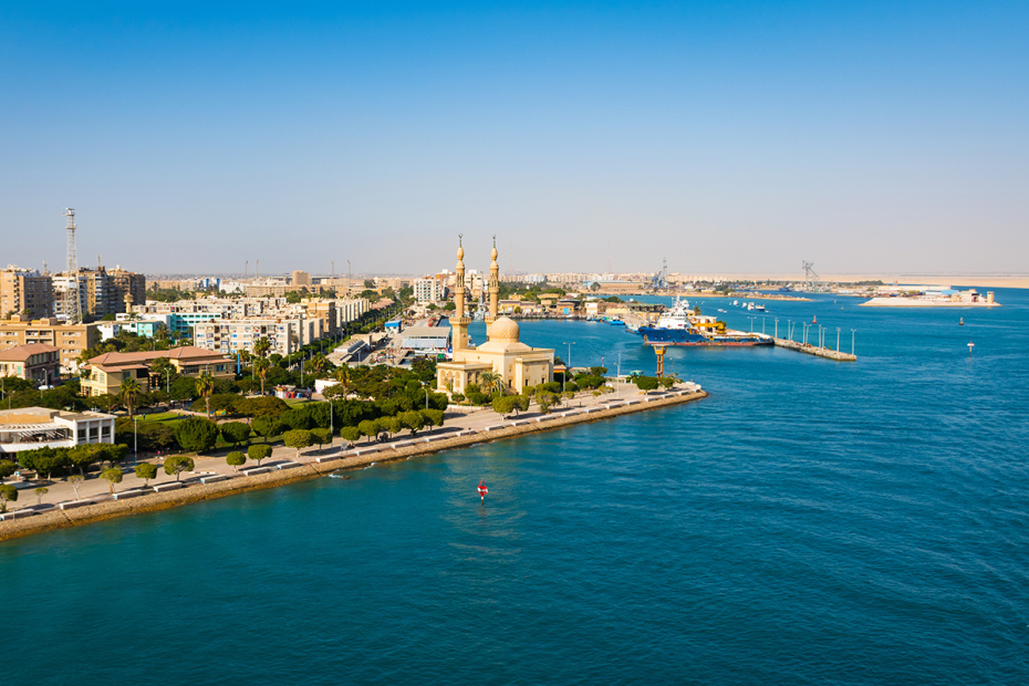 Порт Суэц в Египте