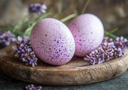 Опускаю яйца в раствор — через 5 минут на столе нежные «аметисты»: яйца в стиле прованс покорят всех