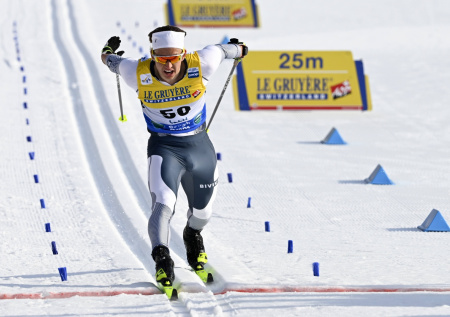 Российский лыжник вошел в десятку лучших на этапе КМ в Норвегии