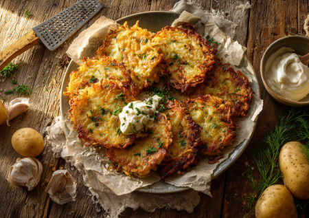 Простая лепешка: вкуснее драников, проще пирожков — нужны картошка и чеснок