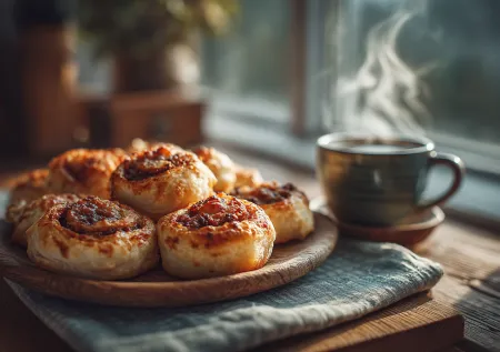 Мясные рулетики с сырной начинкой: быстрый рецепт сытной выпечки для всей семьи