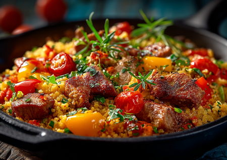 Этот булгур — ваш спасительный ужин после тяжелого дня. Все готовлю в одной посуде — получаю фантастический результат