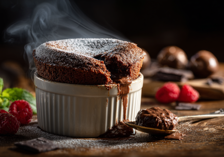 Тает во рту: шоколадное суфле, которое получается у всех с первого раза