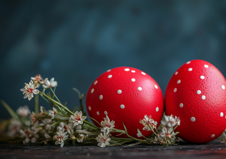 Шелуху — в сторону. Окунаю яйца в раствор — через 5 минут на столе яркие рубины