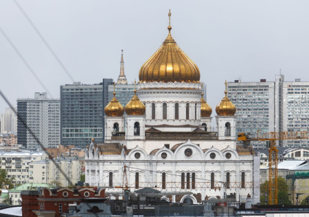 Чудотворная Державная икона Божией Матери вернулась в храм Христа Спасителя